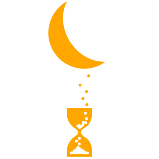 Lune sablier logo MUNE
